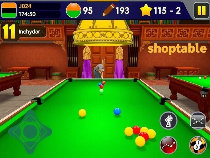 8 Ball Champion Hindustan Game Screenshot
